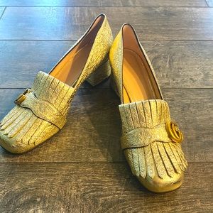 NIB Gucci Marmont in Galassia Platino 38.5